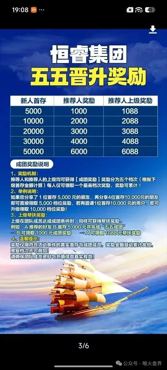 “恒睿集团”彩票跟单骗局，不过是一场披着高薪推广外衣的资金盘陷阱！