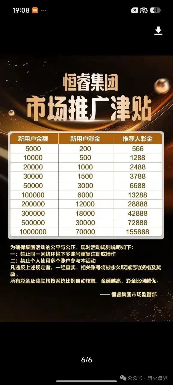 “恒睿集团”彩票跟单骗局，不过是一场披着高薪推广外衣的资金盘陷阱！