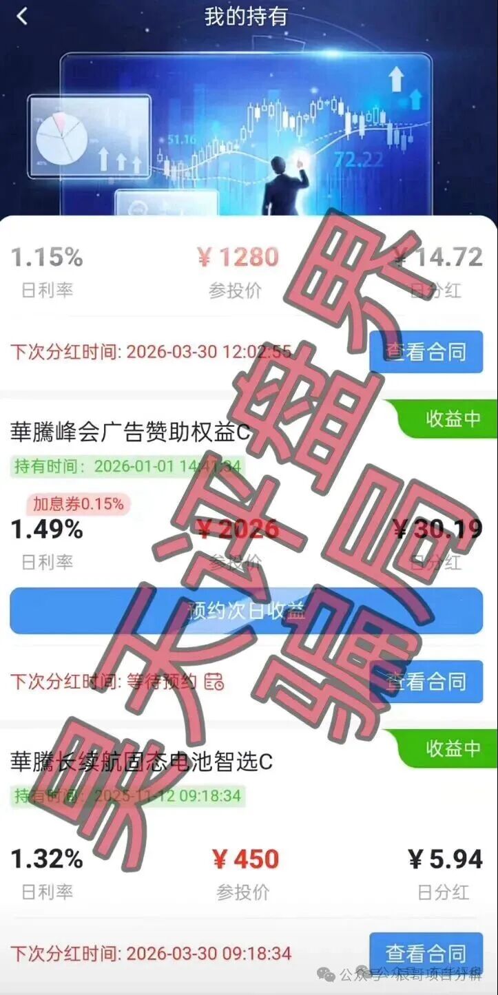 高度预警【华腾星寰】分红类资金盘骗局,大量单割会员,即将崩盘跑路! 高度预警【华腾星寰】分红类资金盘骗局,大量单割会员,即将崩盘跑路!