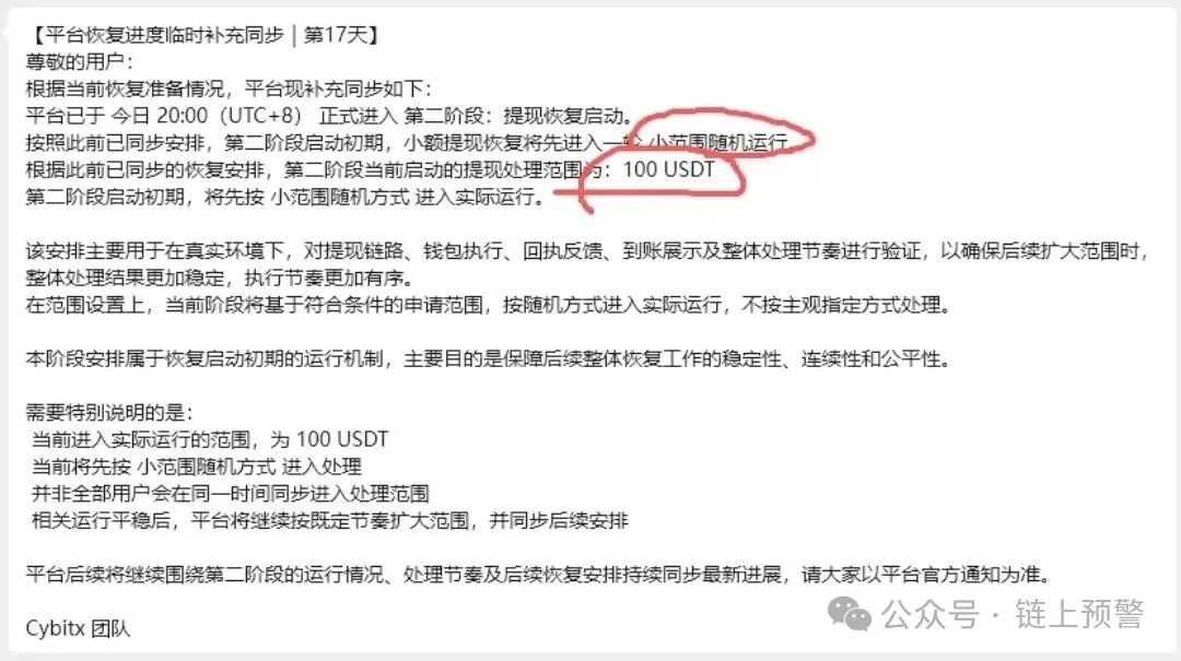 Cybitx崩盘跑路!资产无法提现超1个月,散户含泪2.5折甩卖 Cybitx崩盘跑路!资产无法提现超1个月,散户含泪2.5折甩卖