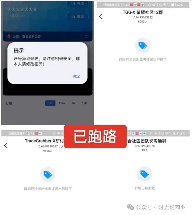 “合众远景TGG-X”量化盘大量单割会员，跑路在即！