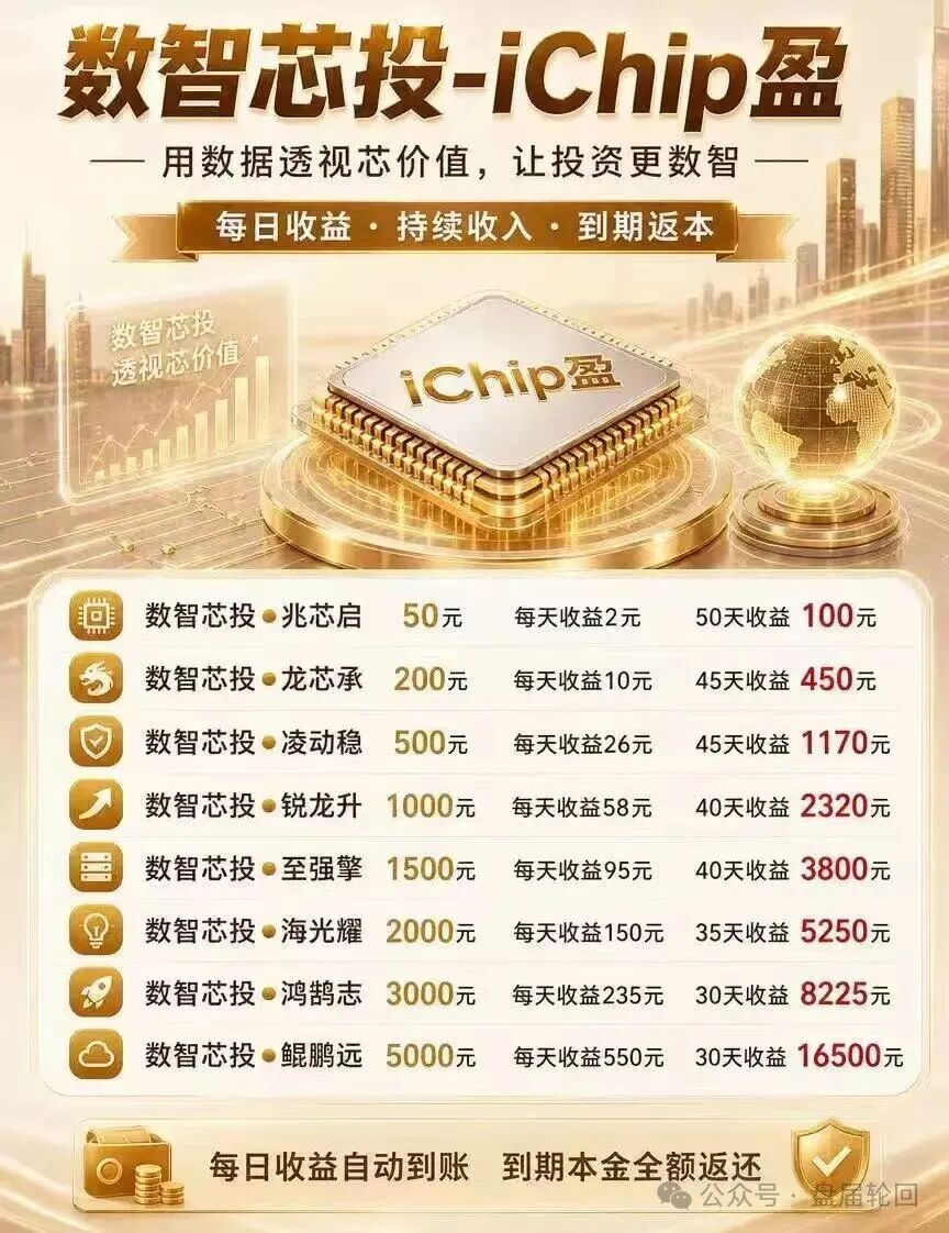 紧急预警:数智盈科(数智芯投 iChip 盈)纯资金盘,千万别投!! 紧急预警:数智盈科(数智芯投 iChip 盈)纯资金盘,千万别投!!