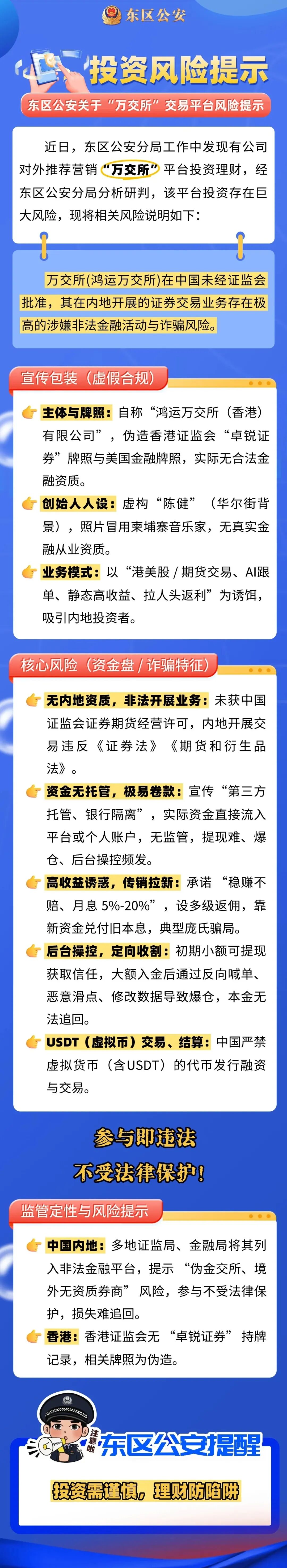 “鸿运万交所”改名陈建万交所,自己骗自己,掩耳盗铃也掩盖不了马上崩盘的结果。 “鸿运万交所”改名陈建万交所,自己骗自己,掩耳盗铃也掩盖不了马上崩盘的结果。