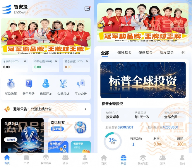 揭秘伪冒的智安投（Endowus）资金盘，撕开伪装现原形，请投资人注意高风险。