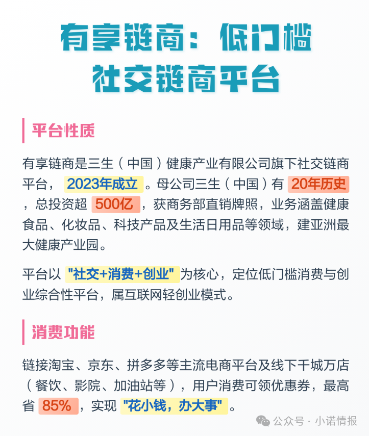 拆解 “三生中国”挂靠项目“有享链商” 骗局：披着区块链外衣拉人头，1980 元入门费背后全是套路