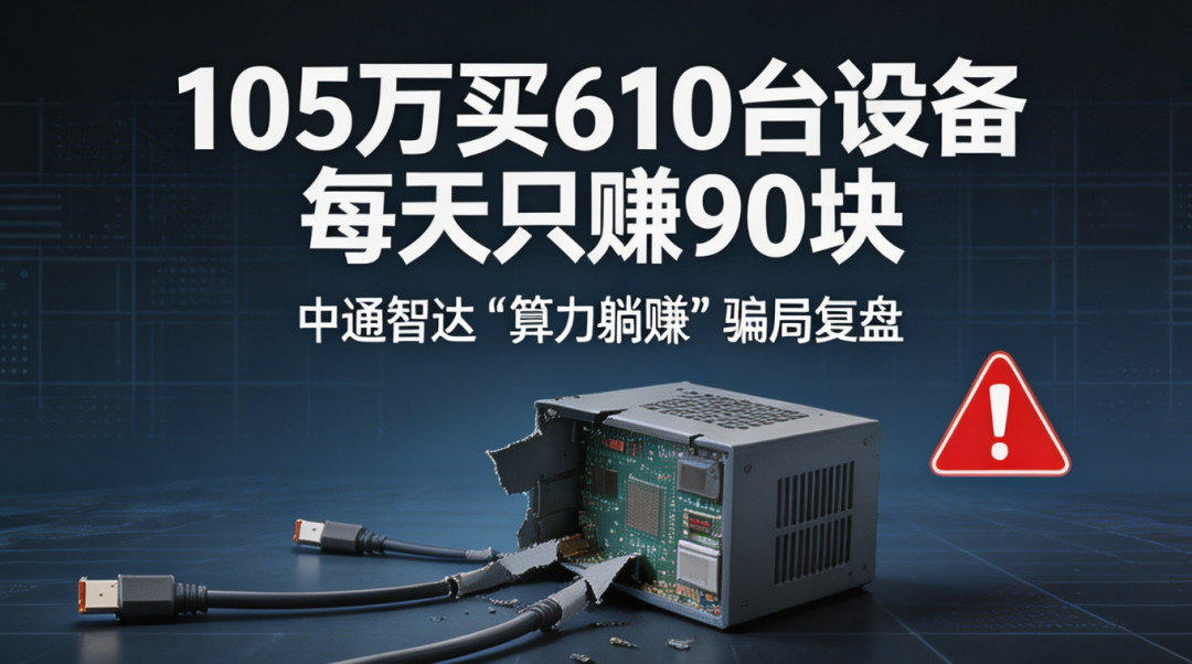 中通智达崩盘实录——从“算力托管”到二次收割! 中通智达崩盘实录——从“算力托管”到二次收割!